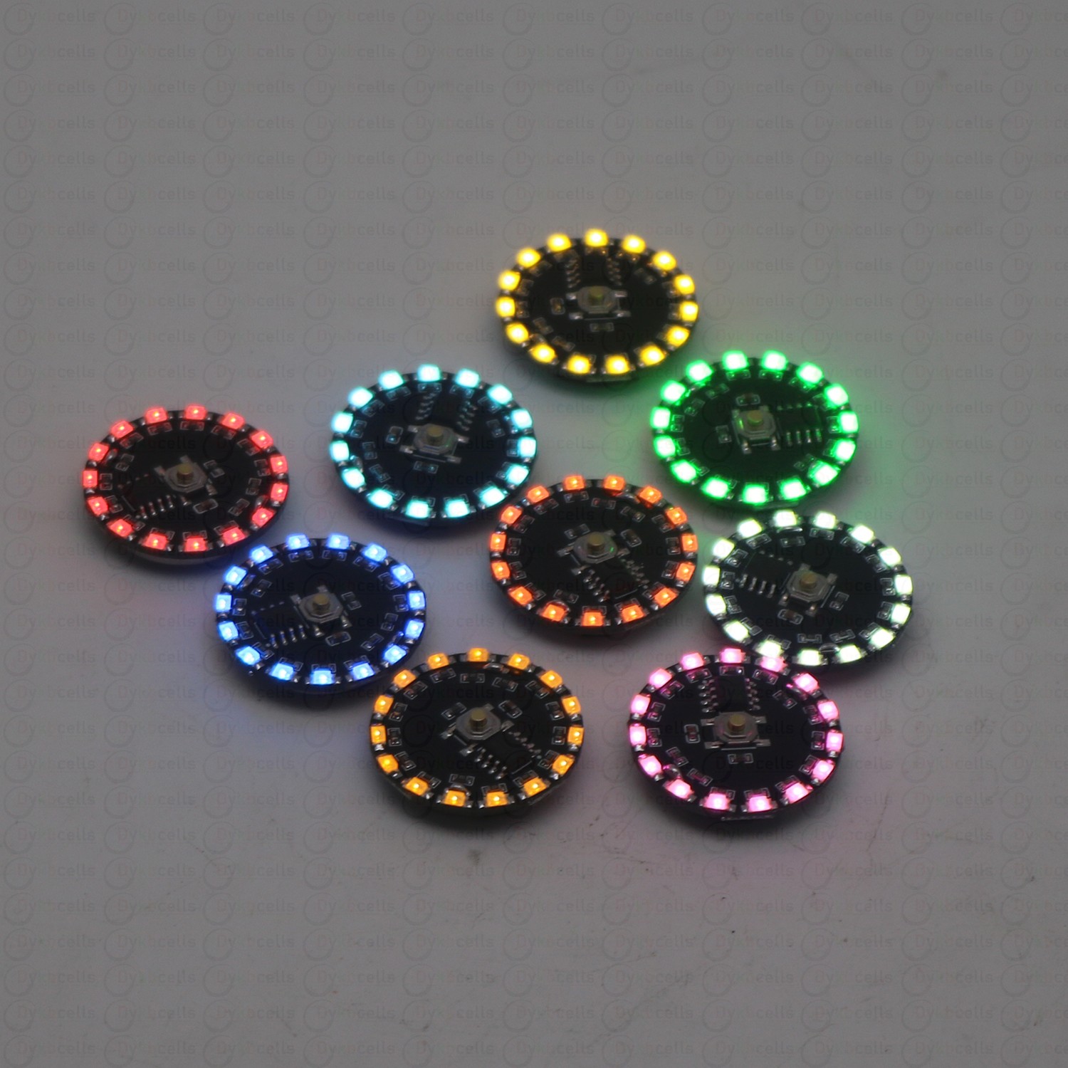 Actinic Blue Led - 16 Modlu Düğme akış ışığı Kablosuz