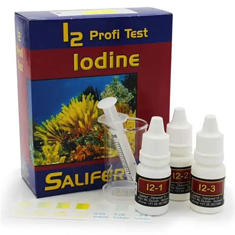 Marine Aquarium Water Testing - Salifert İyot I2 Profi-Test - Mercan