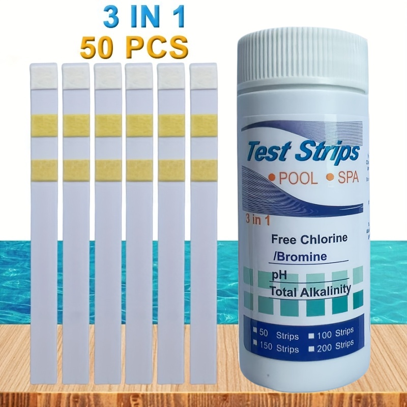 Marine Aquarium Water Testing - Klor PH Test Şeritleri SPA Yüzme