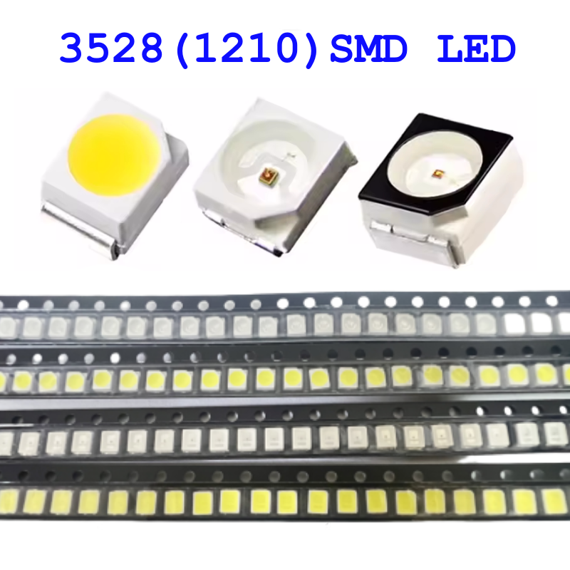 Actinic Blue Led - 100 adet/2000 adet/grup 3528 1210 Diyot