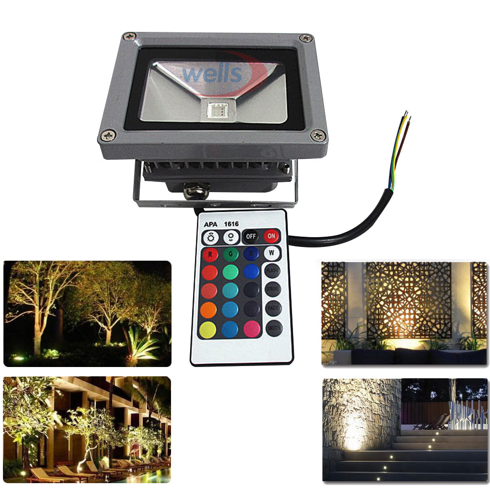 Actinic Blue Led - 10W LED projektör beyaz/sıcak beyaz/kırmızı/yeşil/mavi/RGB açık