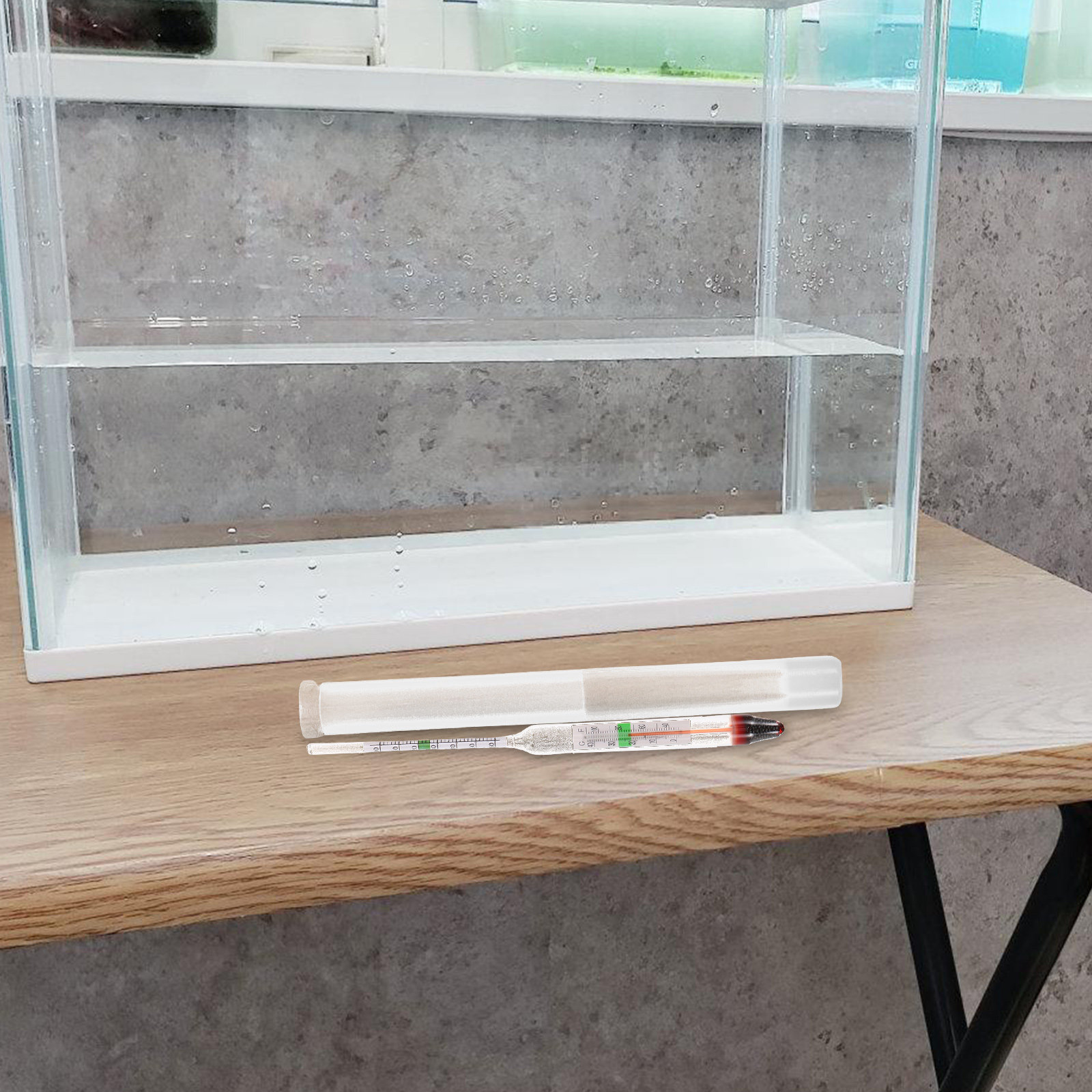 Marine Aquarium Water Testing - 1 Set Güvenilir Tuzluluk Hidrometresi Cam