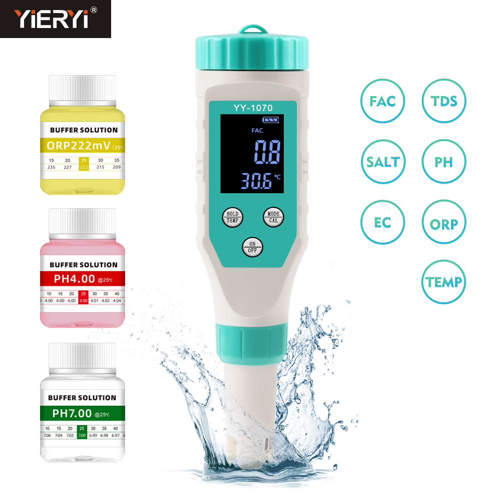 Dijital PH/klor/ORP/EC/TDS/tuz - Marine Aquarium Water Testing incelemesi ve fiyatı