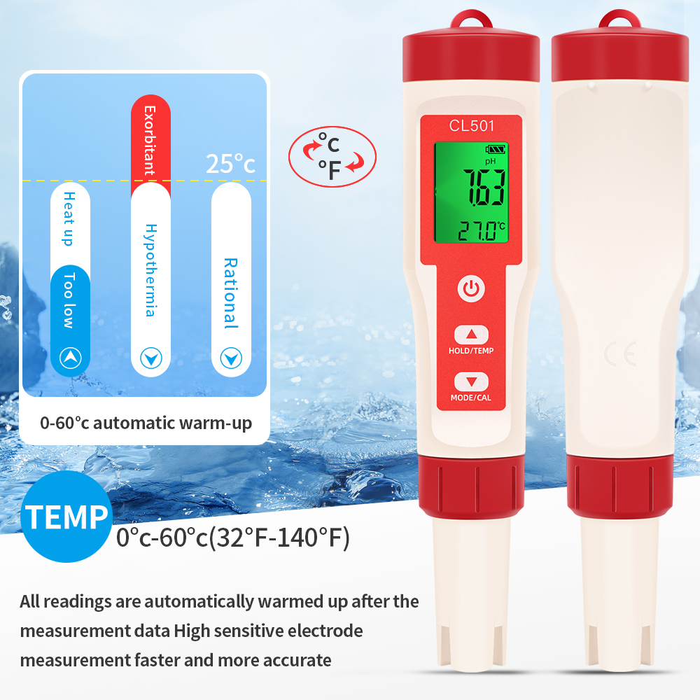 PH/CL2/H2/ORP/Sıcaklık Ölçer K - Marine Aquarium Water Testing incelemesi ve fiyatı