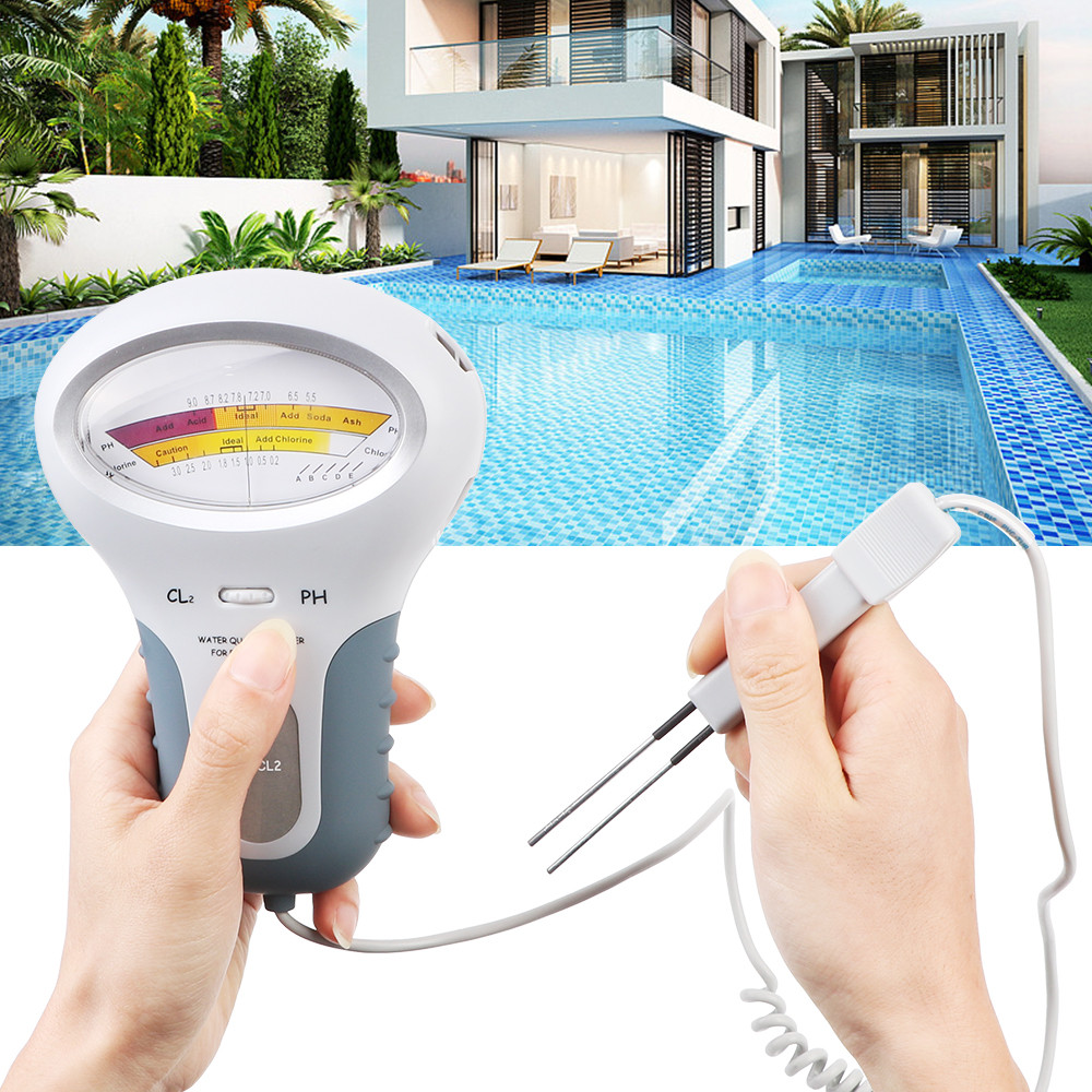 2 in 1 PH klor ölçer cihazı PC - Marine Aquarium Water Testing incelemesi ve fiyatı