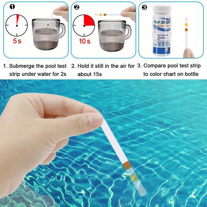 Klor PH Test Şeritleri SPA Yüz - Marine Aquarium Water Testing incelemesi ve fiyatı