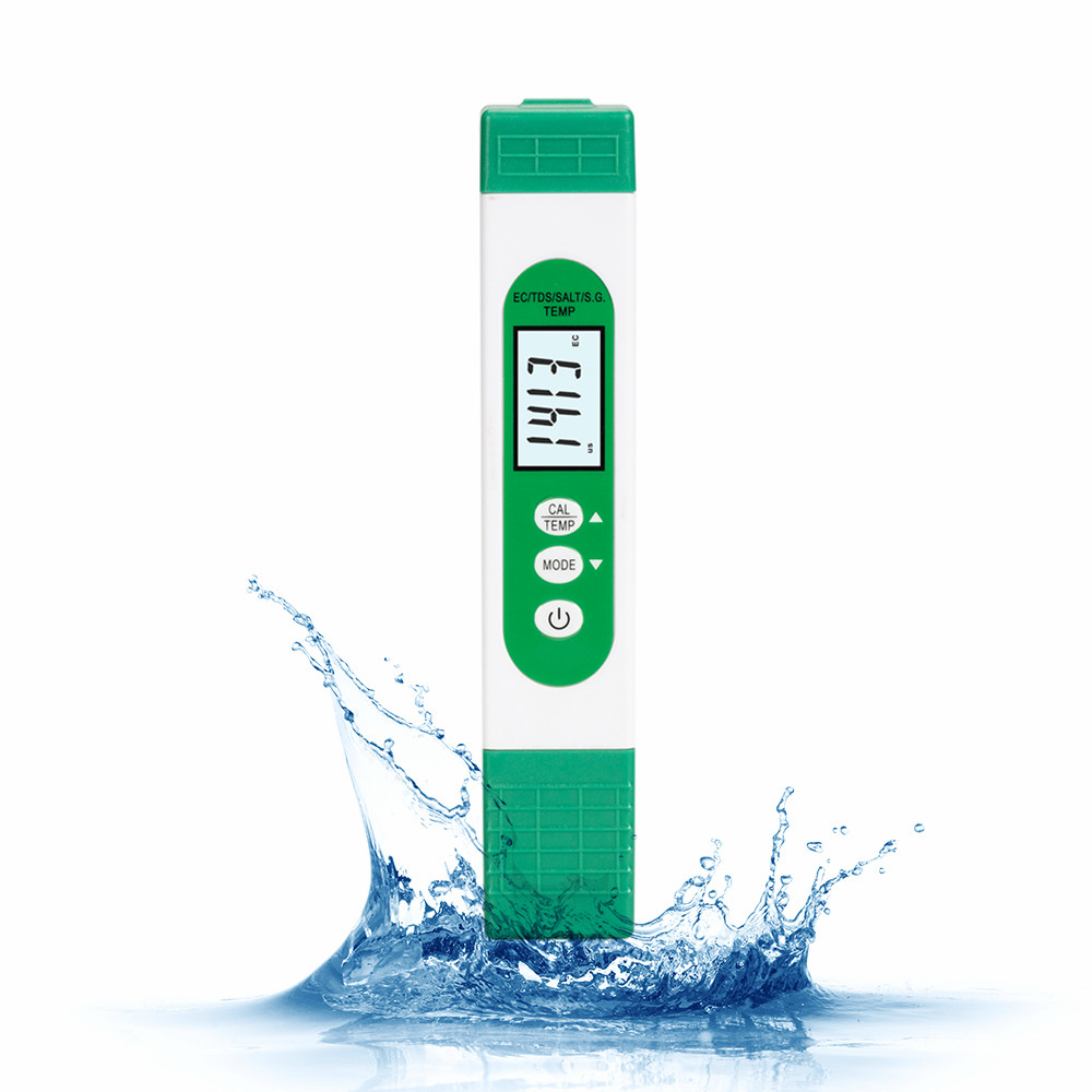 5 in 1 TDS EC tuz S.G sıcaklık - Marine Aquarium Water Testing incelemesi ve fiyatı