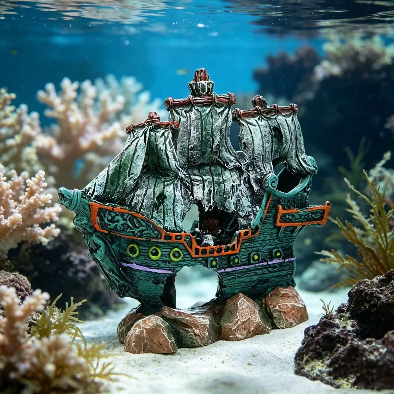 Akvaryum Balık Tankı Peyzajı Y - Aquarium Marineland incelemesi ve fiyatı