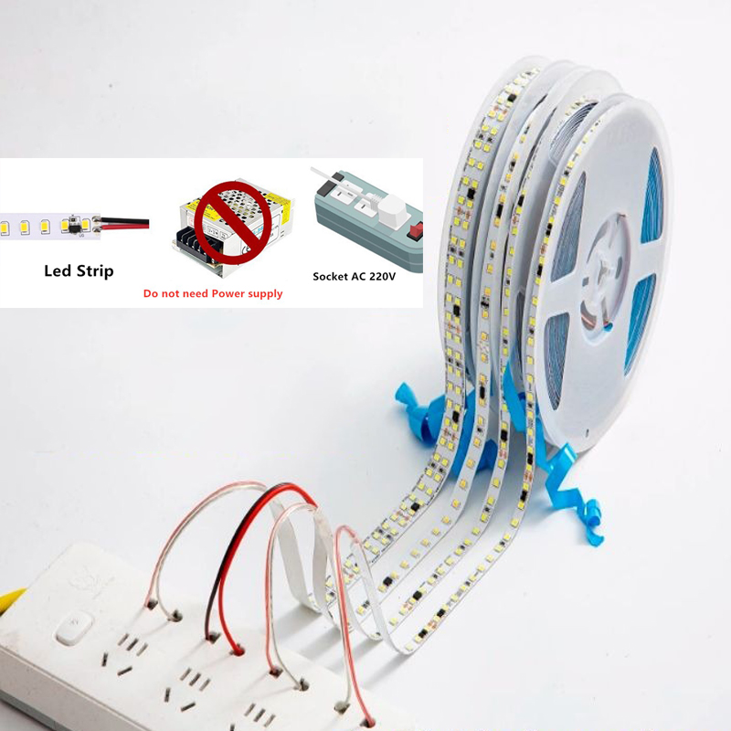 AC 220V LED Şerit Işıklar 2835 - Actinic Blue Led incelemesi ve fiyatı