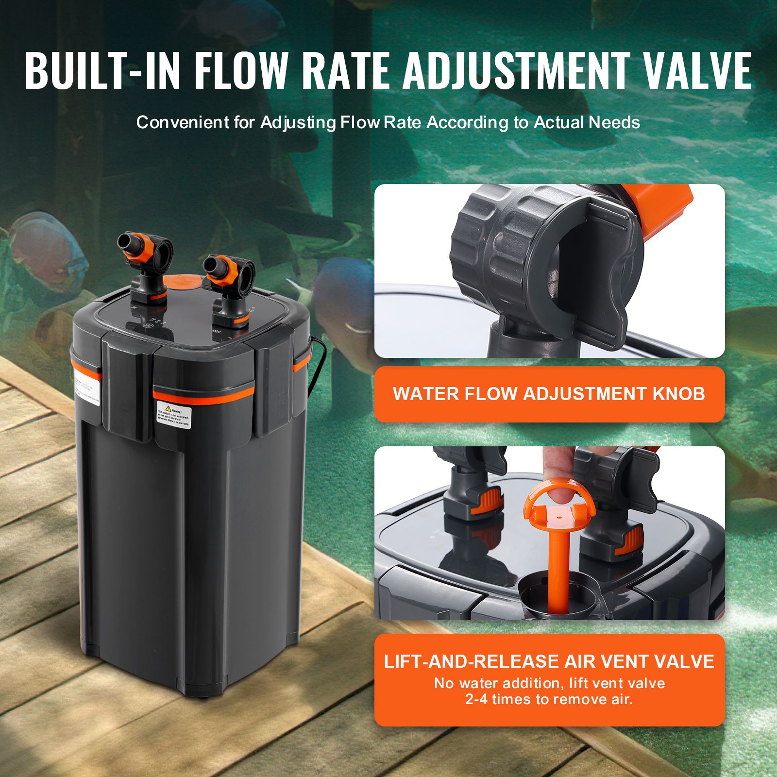 Akvaryum Filtresi 528GPH, 5 Ka - Marine Aquarium Nano incelemesi ve fiyatı